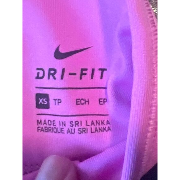 NIKE AIR INDY LOGO WOMEN DRI-FIT TRAINING BRA PINK SZ XS #CV7123-NWT - Picture 4 of 5